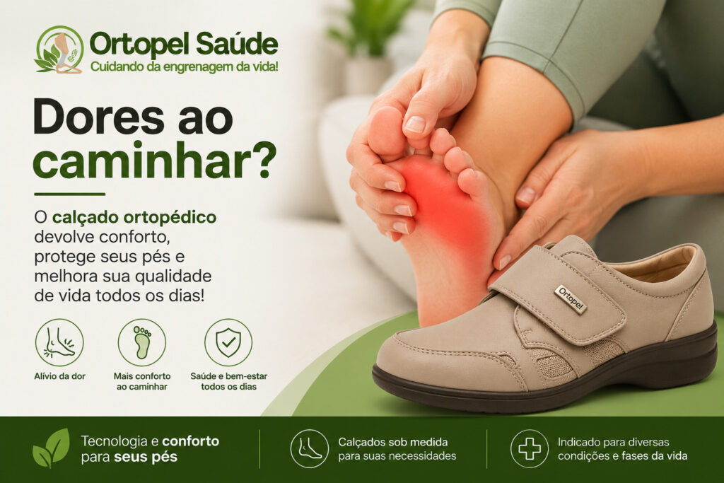 Calçado Ortopédico sobre medida Ortopel.